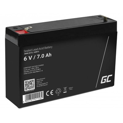 Green Cell Battery Agm 6V 7AH — image 1