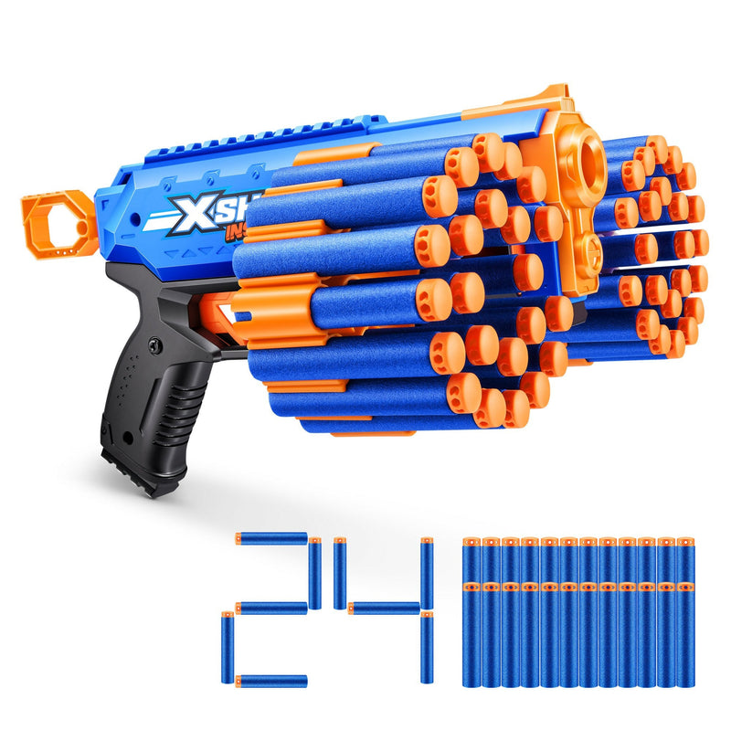Zuru X-shot - Insanity Blaster Manic, Lanzador Dardos With 24 Dardos 36603