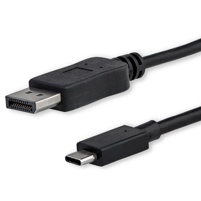 StarTech USB Cable -c a DisplayPort 1,80M 4K 60HZ Black CDP2DPMM6B — image 1