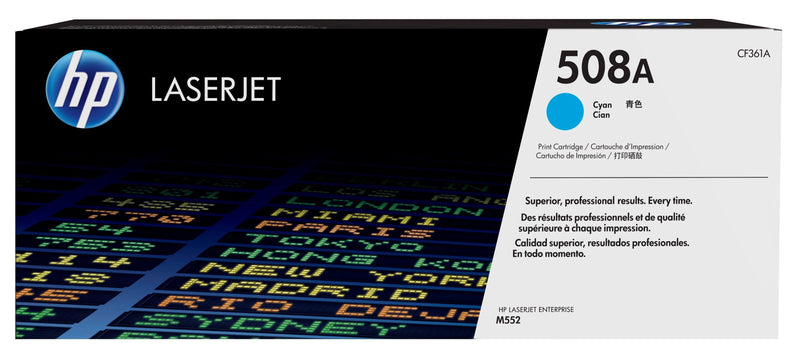 HP Genuine Toner 508A Cyan