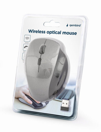 Mouse Óptico Wireless 6 Buttons Black MUSW-6B-02-BG — image 1