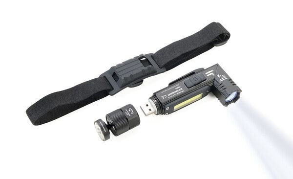 Troika Eco Knicklicht Black Linterna Mano + Linterna Front Cob LED