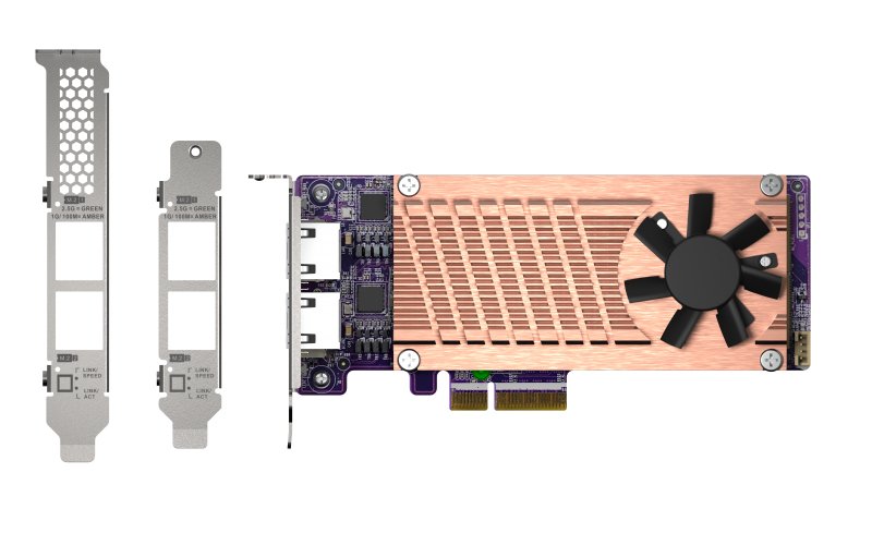 QNAP QM2-2P2G2T QM2-CARD M.2 SSD X2 2.5GBE X2
