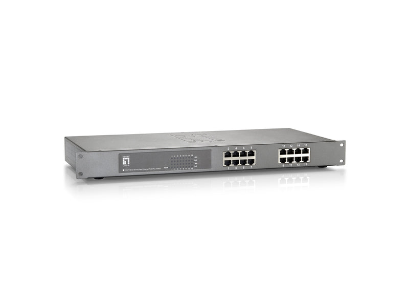 Levelone Switch 16X Fe FEP-1612W120 19 120W 16XPOE +