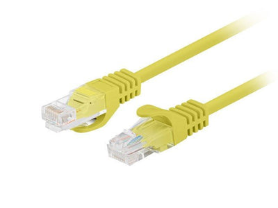 Lanberg Cable Network CAT.5E UTP 1.5M Yellow 10-PACK — image 1