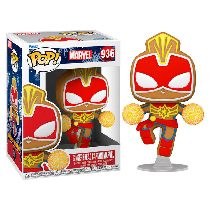 Figure Pop Marvel Holiday Captain Marvel