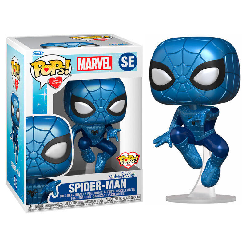 Figure Pop Marvel Make a Wish Spiderman Metallic