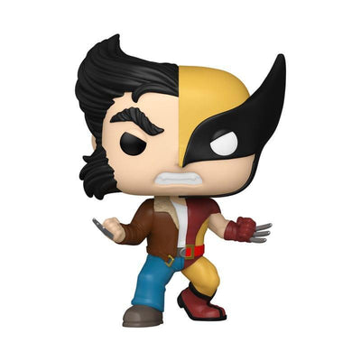 Funko Pop Marvel Split Logan Wolverine — image 1