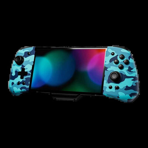 Funlab Luminpad Wireless Gripcon Camuflaje Blue Switch/Switch OLED Buttons Programables Controller Wireless — image 1