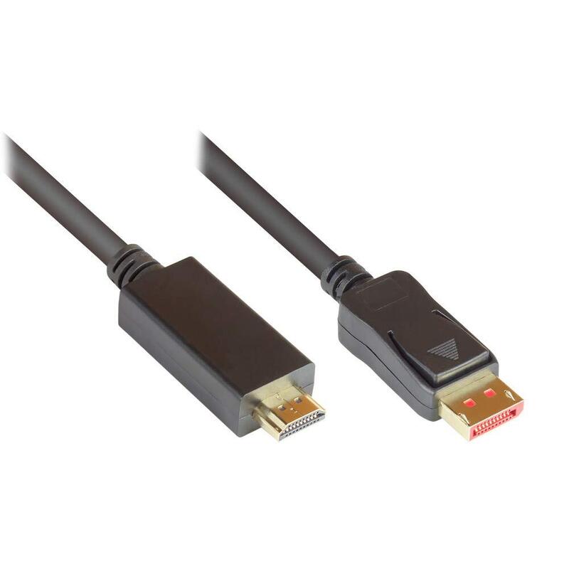 Good Connections Cable DP1.4-ST.-HDMI2.0-ST. Black 5M
