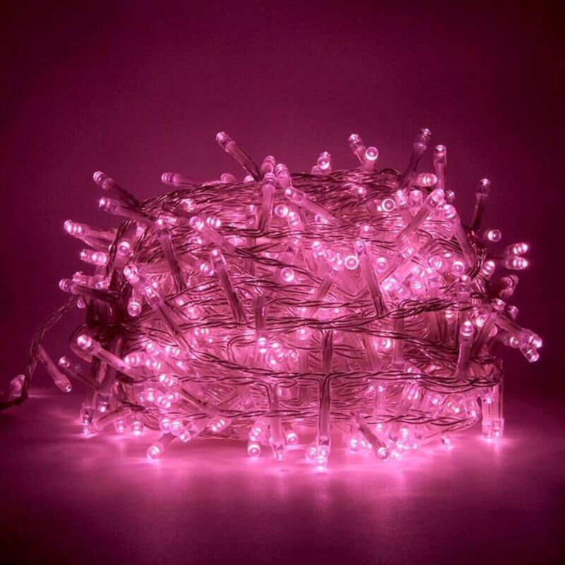 Garland Multifunción 500 Leds Pink IP44
