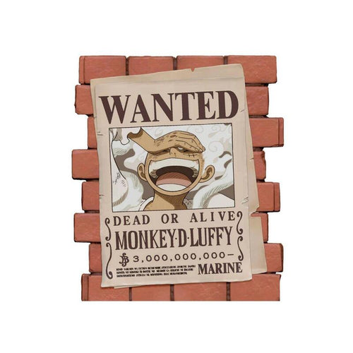 Hucha One Piece Afiche Wanted Luffy — image 1
