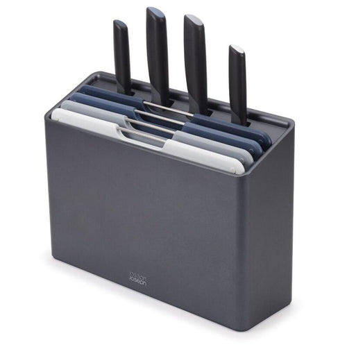 Joseph Folio Plus 8-PIECE Grey Knife & Chopping Board Set — image 1