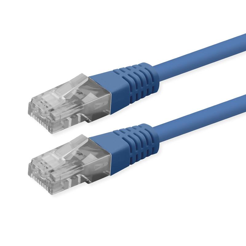 Roline Kab Network Cable CAT.6 Class Y UTP PoE Azul 1M