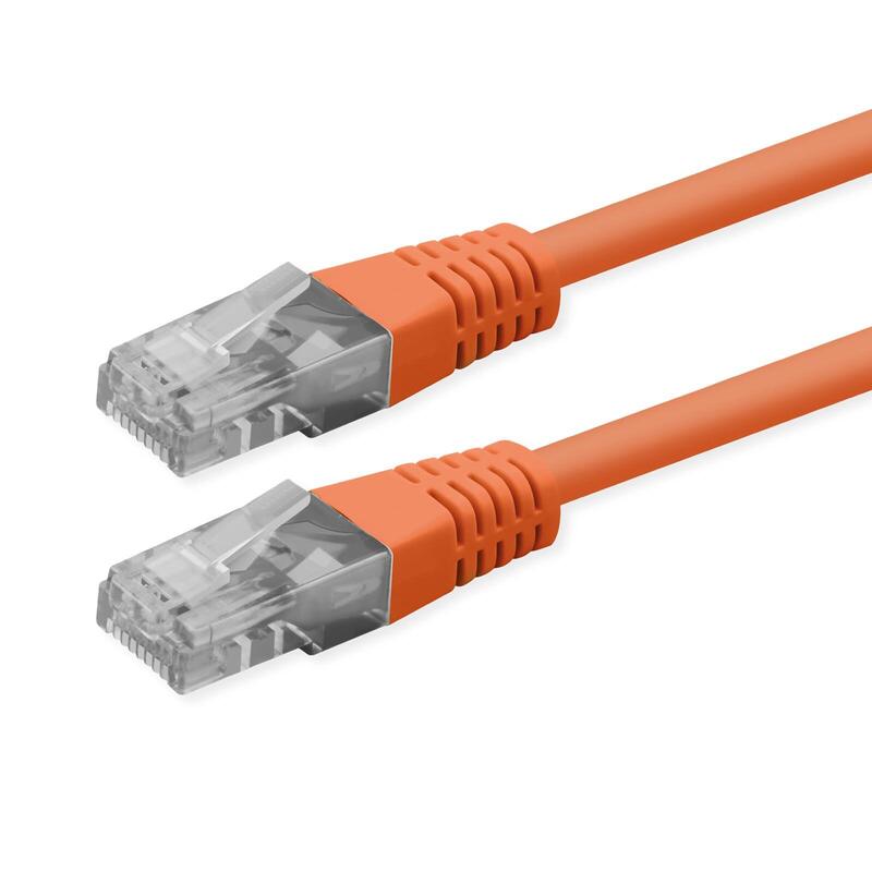 Roline Kab Network Cable CAT.6 Class And UTP PoE Orange 1,5M