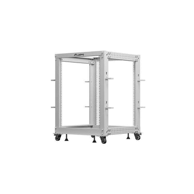 Lanberg Open Rack 19 15U 600X600-1100 Adjustable Grey — image 1