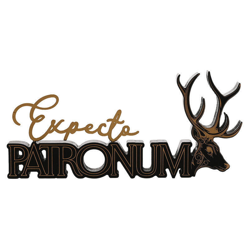 Letrero Wood Patronum Harry Potter