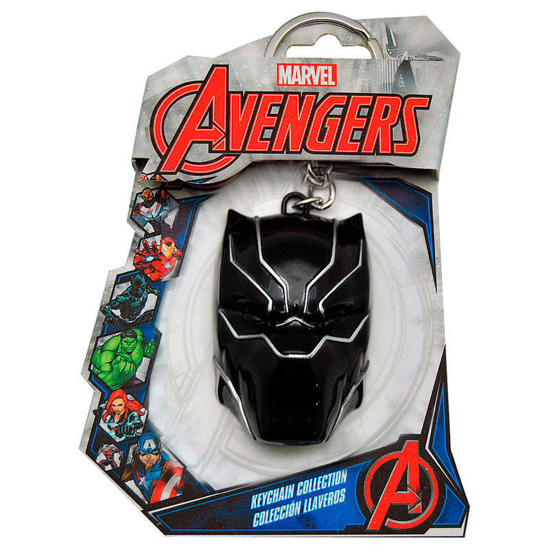 Keyring 3D Black Panther Marvel