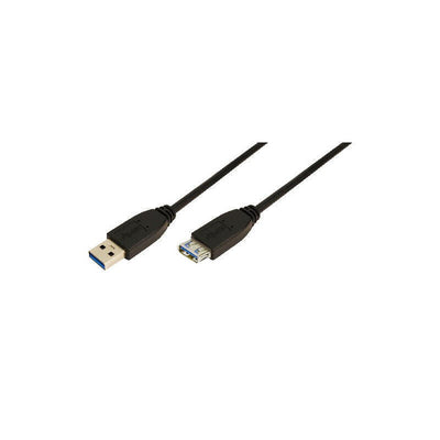 Logilink USB Cable 3.0 Extension M / H 1M Black — image 1
