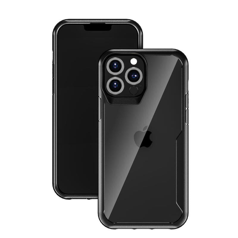 Muvit For Change Case Apple Iphone 13 Pro Max. Shockproof 2M Transparent/Black