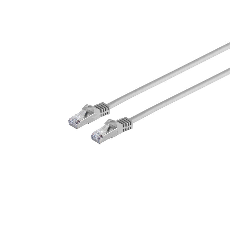 PATCHK.CAT.7/6A S/FTP 2M Grey RJ45 Halogenfrei (lszh)