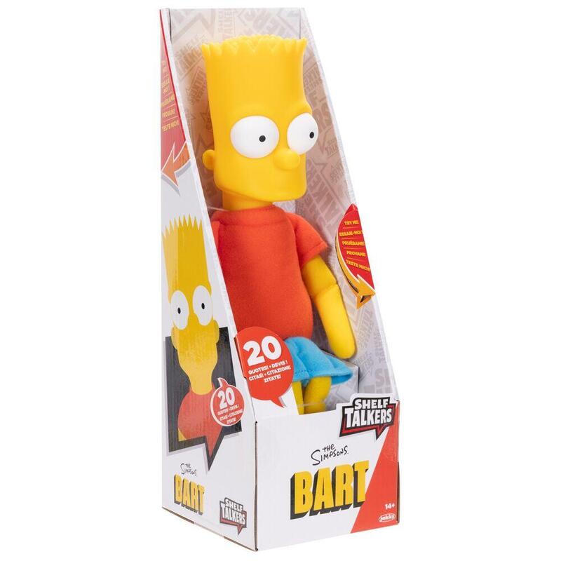 Plush Toy Parlante Bart Shelf Simpsons English 33CM