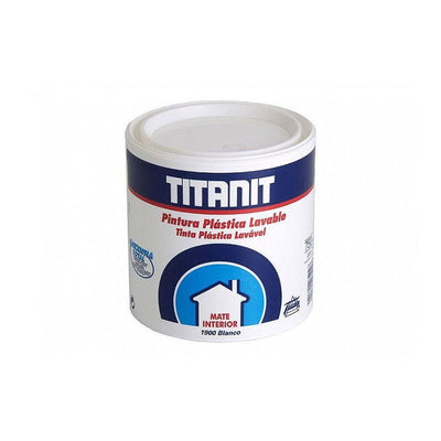 Pintura Paredes And Techos Washable Titanit Matte White Indoor 750ML Titanlux 029190034 — image 1