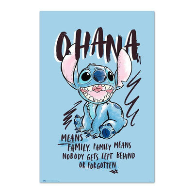 Poster Ohana Stitch Disney — image 1