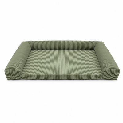 Carré Dog Mattress with Removable Cover – Olive Green, XL