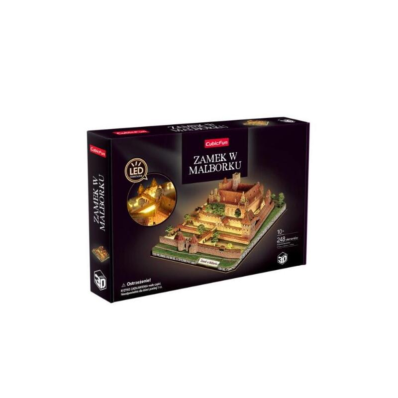 Puzzle 3D Zamek Malborku LED