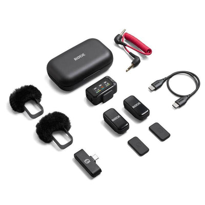 Rode Microphones Wireless Micro USB-C Camera Kit, Microphone Black Plug&play Wimicrockit — image 1