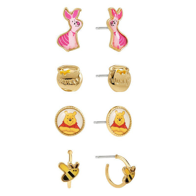 Set 4 Pendientes Winnie The Pooh Disney — image 1