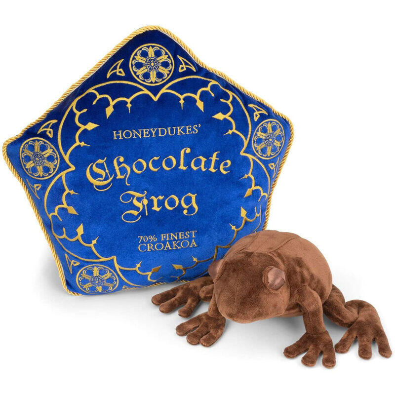 Set Cojin + Peluche Juguete Rana Chocolate Harry Potter