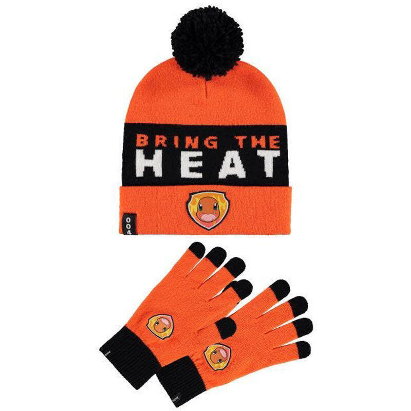Set Gorro Y Gloves Charmander Pokemon