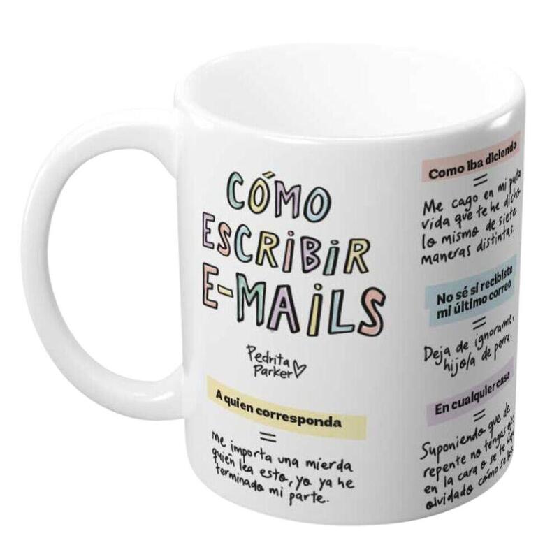 Mug Como Escribir Email Pedrita Parker