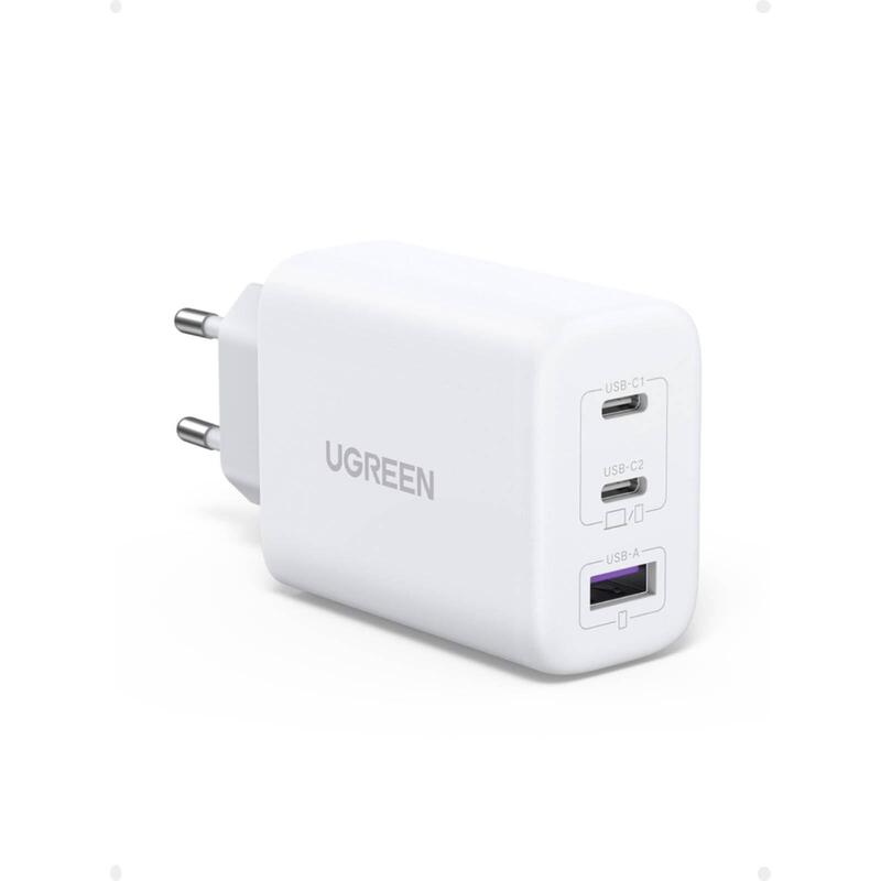UGREEN USB-A + 2*USB-C 65W Fast Charger - No GaN Tech (90496)