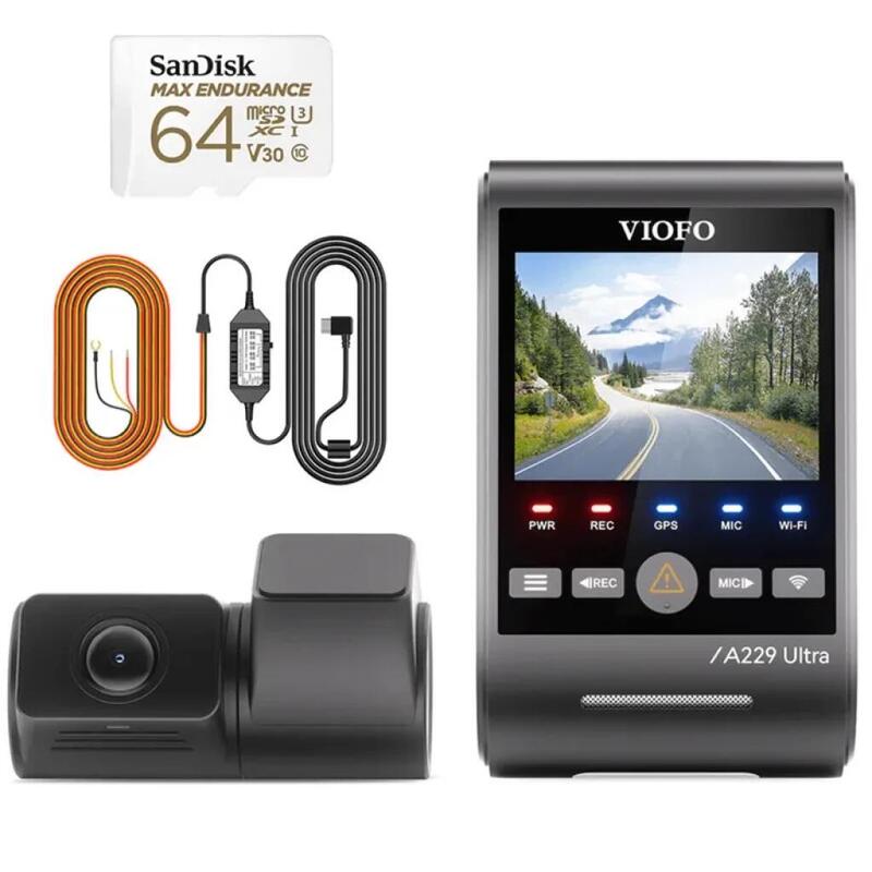Viofo A229 Ultra 2CH 4K Front + 4K Rear Dashcam